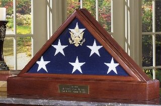 American Flag Display Case Pedestals - Us Flags Frame