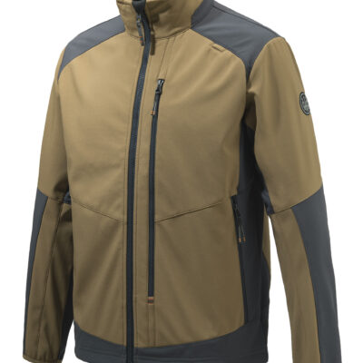 Beretta | Butte Softshell Jacket in Brown, Fleece/Velcro/Beretta Wind Resistant Membrane, Size: 2XL