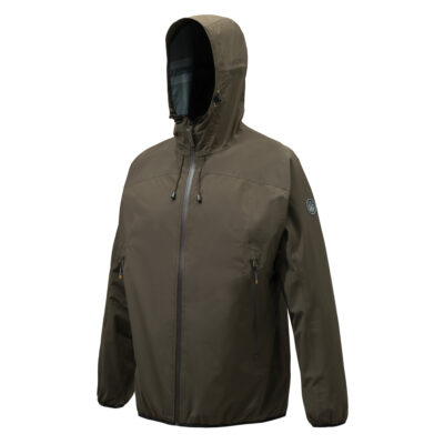 Beretta | Chamois Waterproof Jacket in Brown Bark, Beretta BWB Fabric/Waterproof, Size: 3XL