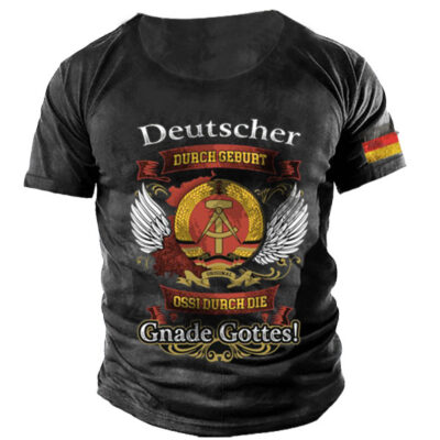 Deutscher Men's Outdoor Retro Tactical Cotton T-Shirt