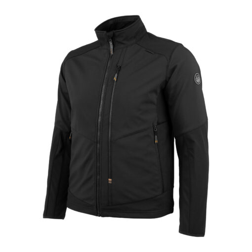Beretta | Butte Softshell Jacket in Black, Fleece/Velcro/Beretta Wind Resistant Membrane, Size: 2XL