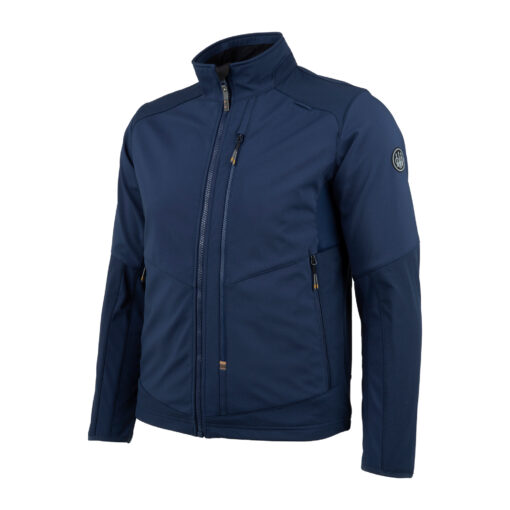 Beretta | Butte Softshell Jacket in Blue, Fleece/Velcro/Beretta Wind Resistant Membrane, Size: 3XL