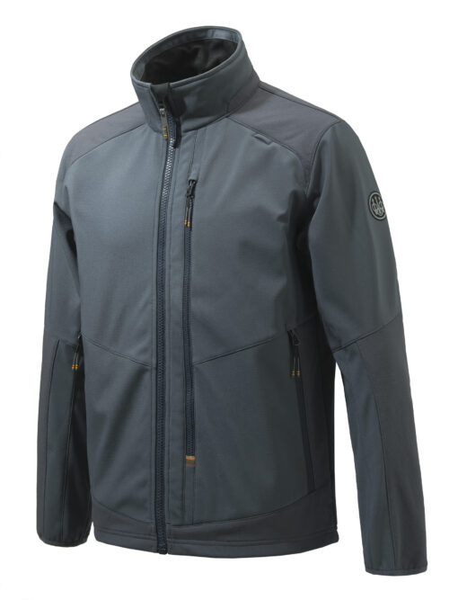 Beretta | Butte Softshell Jacket in Ebony, Fleece/Velcro/Beretta Wind Resistant Membrane, Size: 2XL