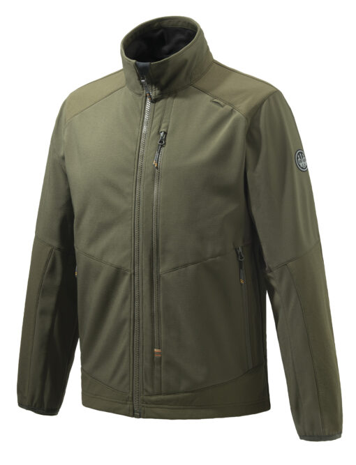 Beretta | Butte Softshell Jacket in Green Moss, Fleece/Velcro/Beretta Wind Resistant Membrane, Size: 2XL