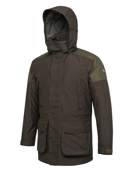 Beretta | Tri-Active Evo Jacket in Green Moss/Brown, Fleece/Beretta BWB Fabric/Velcro, Size: L/M/S/XL/2XL/3XL