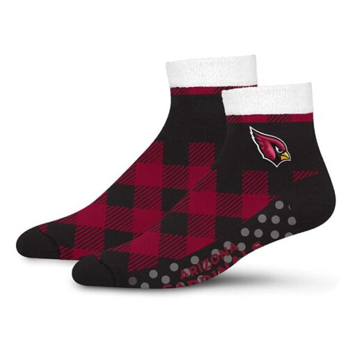 For Bare Feet Arizona Cardinals Cozy Buff Socks