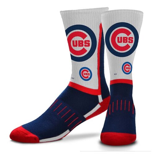 For Bare Feet Chicago Cubs RWB 21 Socks
