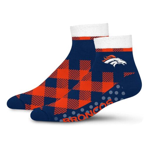 For Bare Feet Denver Broncos Cozy Buff Socks