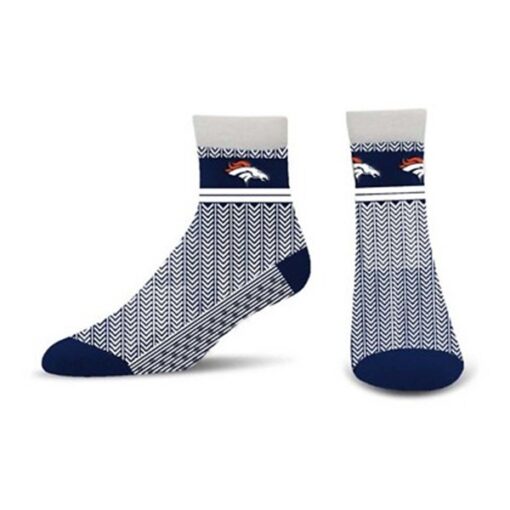 For Bare Feet Denver Broncos Cozy Cabin Socks