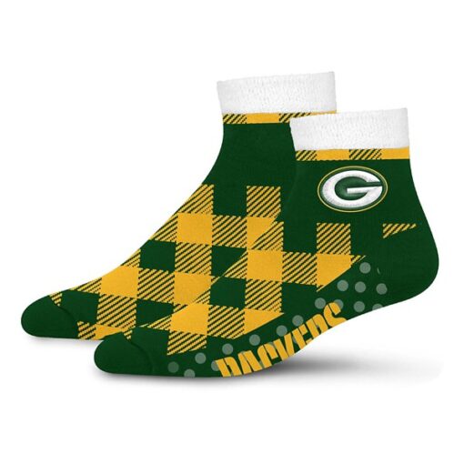 For Bare Feet Green Bay Packers Cozy Buff Socks