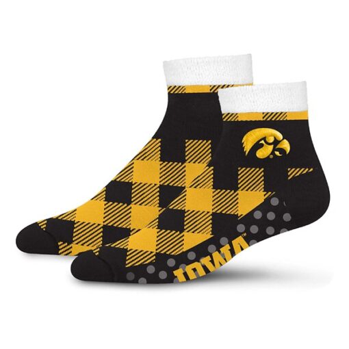 For Bare Feet Iowa Hawkeyes Cozy Buff Socks