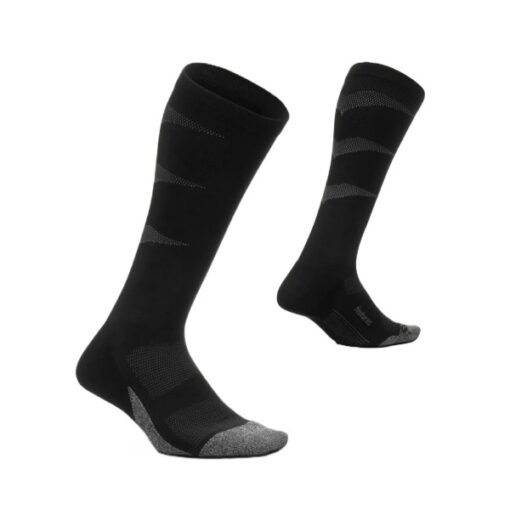 Men's Feetures Graduated Compression Light Cushion Knee Knee High Socks Small Black
