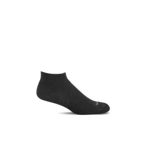 Men's Goodhew/Sockwell Sport Ease Compression No Show Socks Medium Black