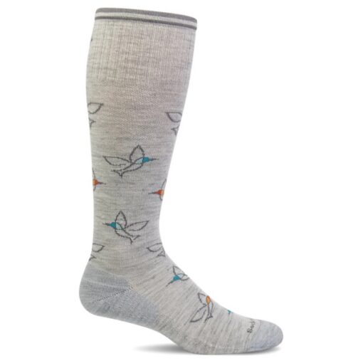 Women's Goodhew/Sockwell Free Fly Compression Knee High Socks Medium Ash