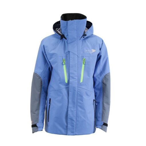 Men's Blackfish eVent Technical Rainwear Endure Fishing Rain Jacket Medium Blue/Charcoal/Yellow