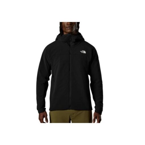 Men's The North Face Summit Casaval Hybrid Hooded Softshell Jacket Medium TNF Black