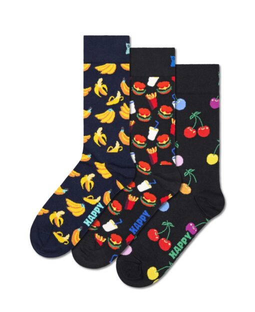 3-Pack Classic Banana Socks - Navy