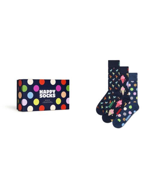 3-Pack Socks Gift Set - Navy