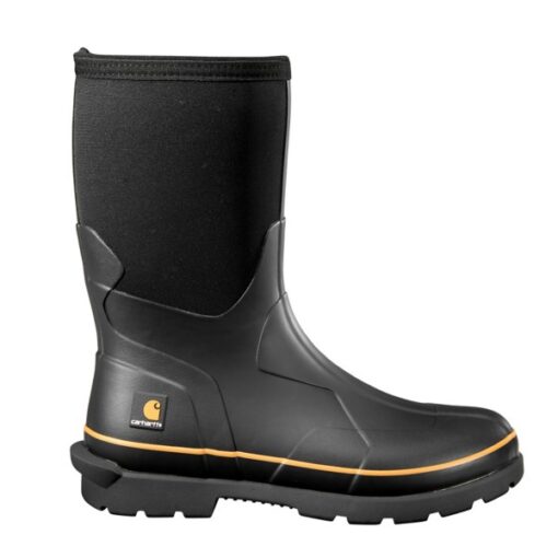 Men's Carhartt Mudrunner 10" Soft Toe Waterproof Work Boots 7 Black