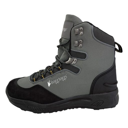 Men's Frogg Toggs Deep Current Cleated Fly Fishing Wading Boots 7 Dark Graphite