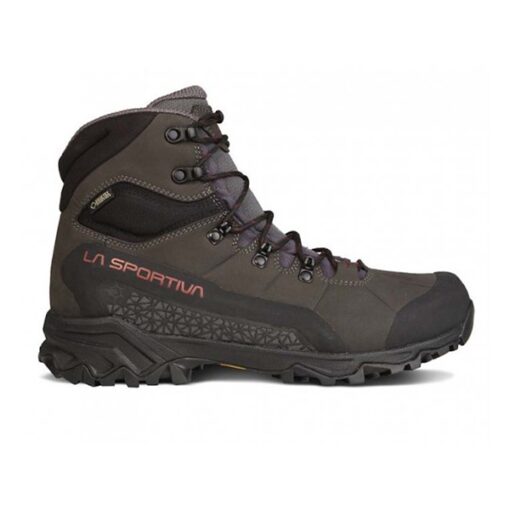 Men's La Sportiva Nucleo High II GTX Waterproof Hiking Boots 47 Carbon/Chili