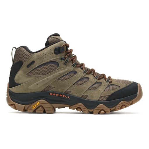 Men's Merrell Moab 3 Mid Waterproof Hiking Boots 7 Olive Gum