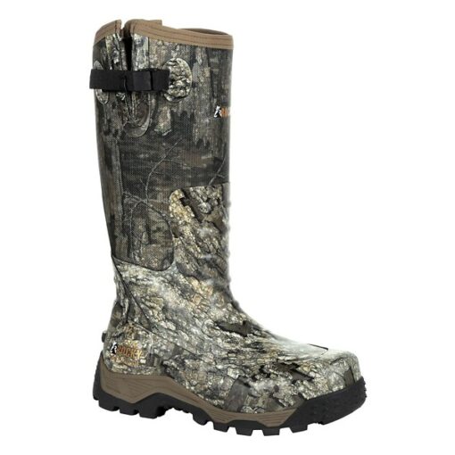 Men's Rocky Sport Pro Rubber Snake Boots 8 Realtree Timber