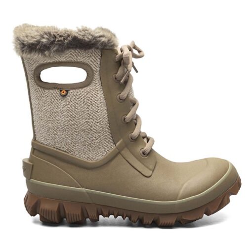 Women's BOGS Arcata Waterproof Insulated Winter Boots 6 Taupe
