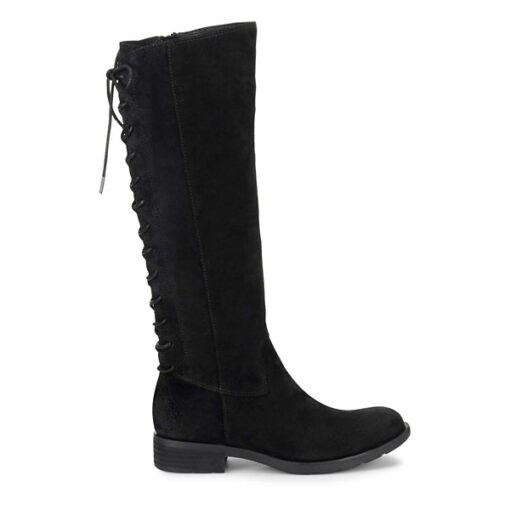 Women's Sofft Sharnell II Boots 6 BLACK Suede