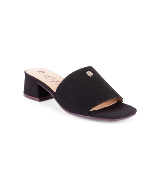 Gloria Vanderbilt Women's Gracie Slip-On Sandals - Black Denim