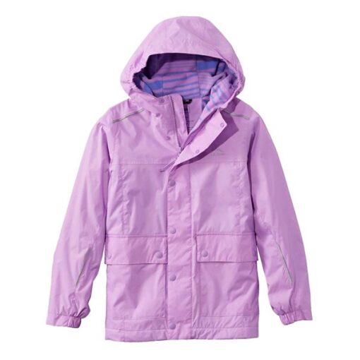 Kids' L.L.Bean Puddle Stomper Rain Jacket Small Sheer Lilac