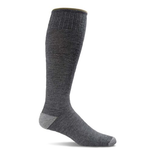 Men's Goodhew/Sockwell Elevation Firm Graduated Compression Knee High Running Socks M/L Grey