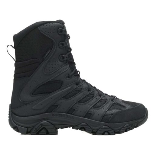 Men's Merrell Moab 3 8" Tactital Zip Waterproof Boots 10 Black