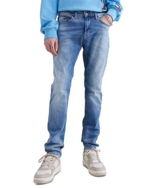 Tommy Hilfiger Men's Scanton Slim-Fit Stretch Denim Jeans - Wilson Light Blue