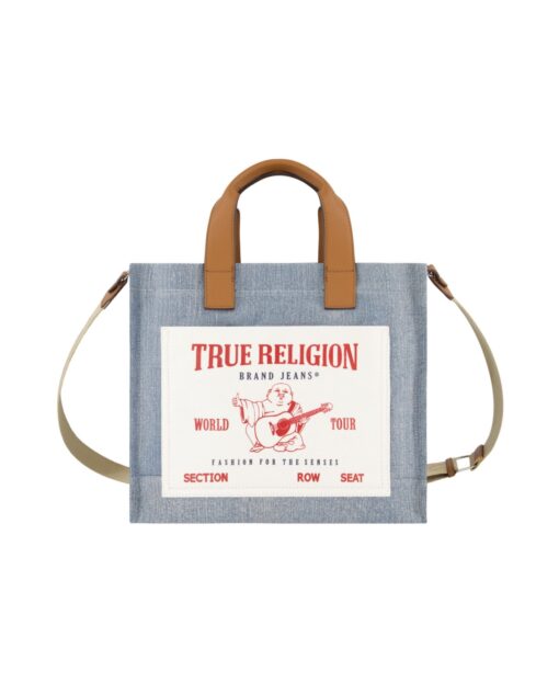 True Religion Women's medium Pocket Tote Bag - Denim