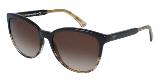EA 4101 Sunglasses Brown/Tr Striped Beige