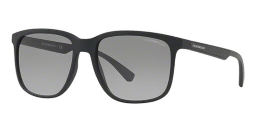 EA 4104F Sunglasses Black Rubber